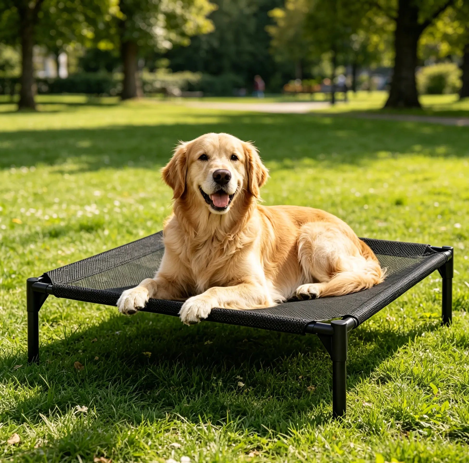 Pawplanet Elevated Cooling Dog Bed - Breathable Mesh & Oxford Cloth for Ultimate Comfort, Perfect for Indoor & Outdoor Use!