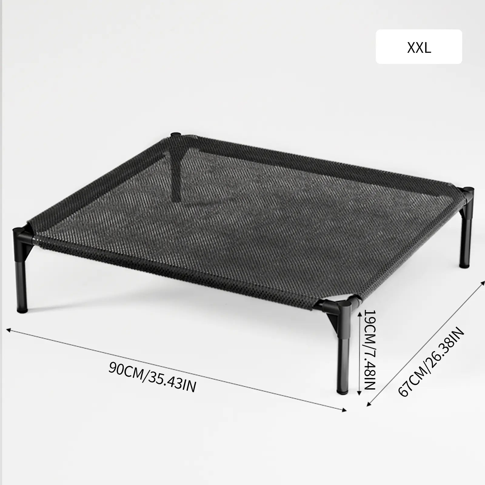 Pawplanet Elevated Cooling Dog Bed - Breathable Mesh & Oxford Cloth for Ultimate Comfort, Perfect for Indoor & Outdoor Use!