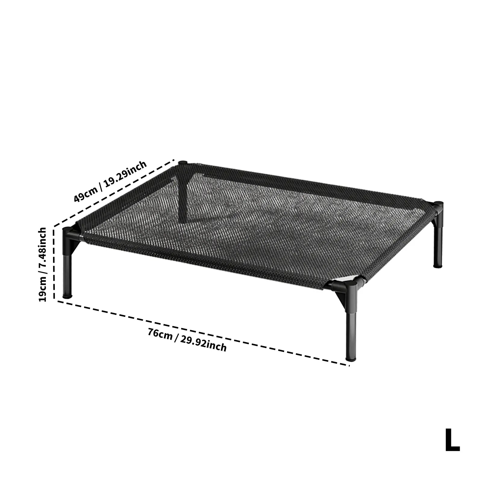 Pawplanet Elevated Cooling Dog Bed - Breathable Mesh & Oxford Cloth for Ultimate Comfort, Perfect for Indoor & Outdoor Use!
