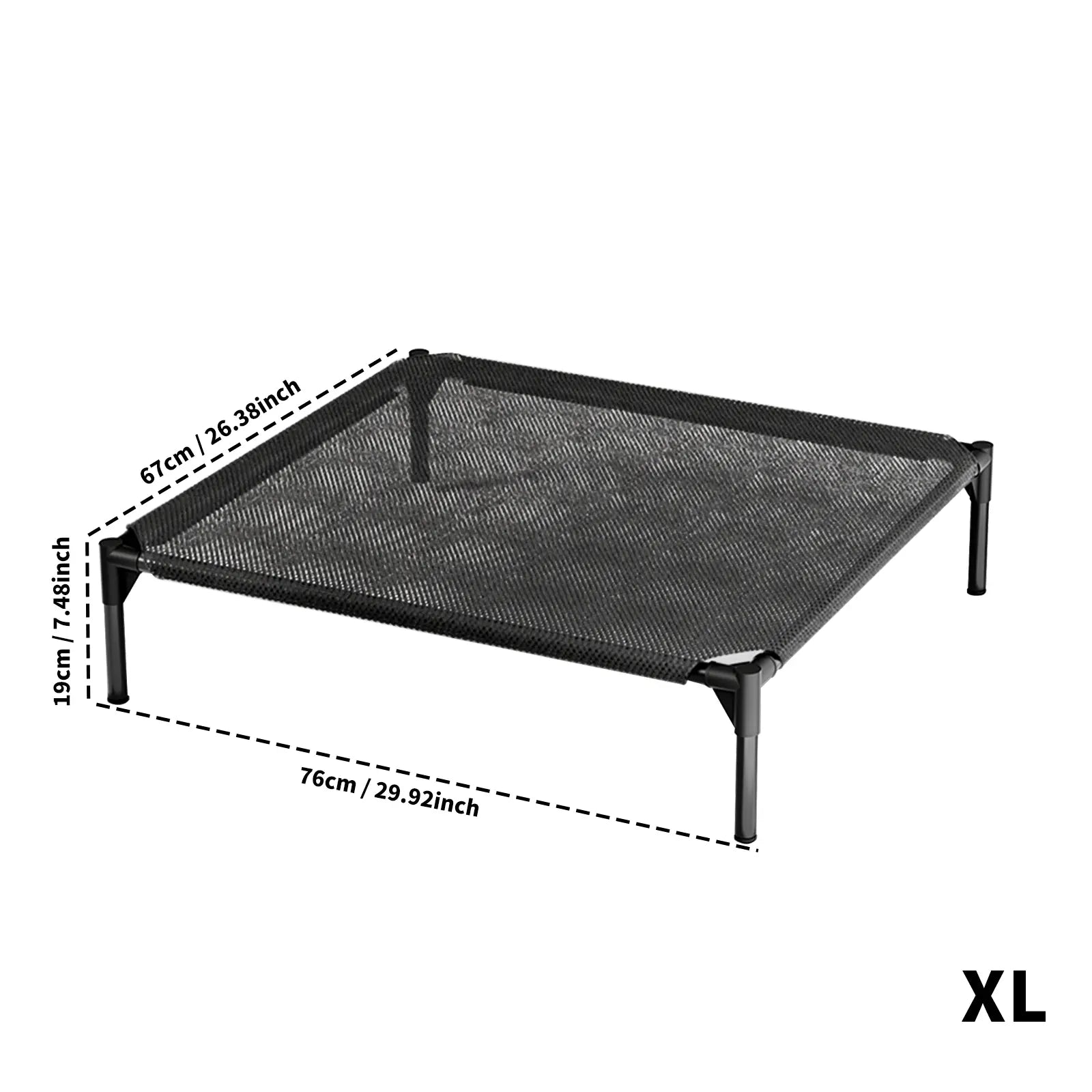 Pawplanet Elevated Cooling Dog Bed - Breathable Mesh & Oxford Cloth for Ultimate Comfort, Perfect for Indoor & Outdoor Use!